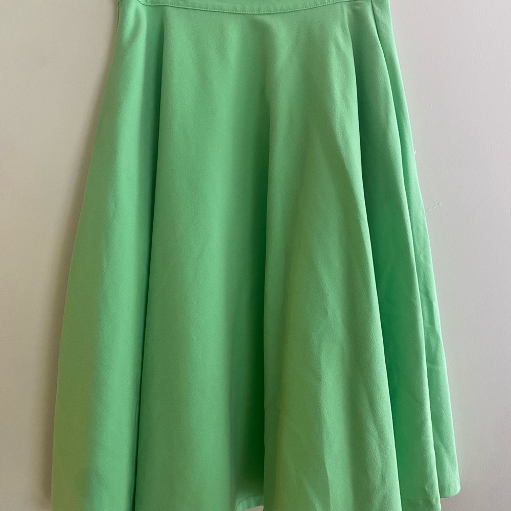 Rockabilly mint green circle skirt